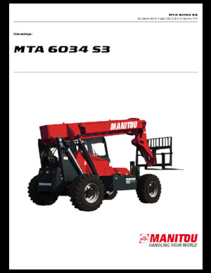 Teleszkópos rakodók Manitou MTA 6034 S3