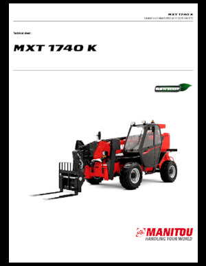 Teleszkópos rakodók Manitou MXT 1740 K
