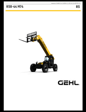 Teleszkópos rakodók Gehl RS8-44 M74