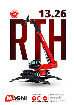 Forgó felsővázas teleszkóps rakodók MAGNI RTH 13.26 SH