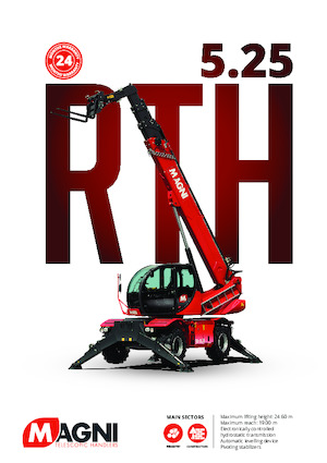 Forgó felsővázas teleszkóps rakodók MAGNI RTH 5.25 Smart