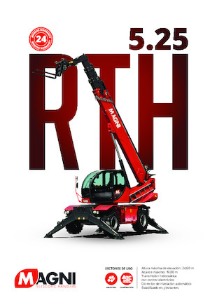 Forgó felsővázas teleszkóps rakodók MAGNI RTH 5.25 SH