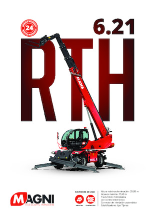 Forgó felsővázas teleszkóps rakodók MAGNI RTH 6.21 SH