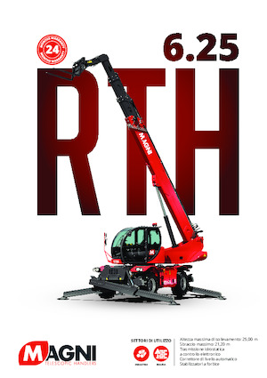 Forgó felsővázas teleszkóps rakodók MAGNI RTH 6.25 SH