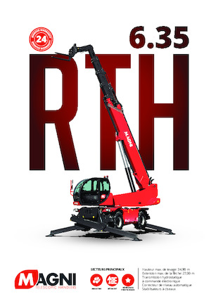 Forgó felsővázas teleszkóps rakodók MAGNI RTH 6.35 SH