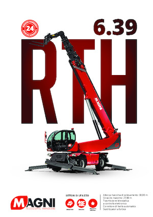 Forgó felsővázas teleszkóps rakodók MAGNI RTH 6.39 SH