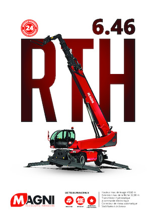 Forgó felsővázas teleszkóps rakodók MAGNI RTH 6.46 SH