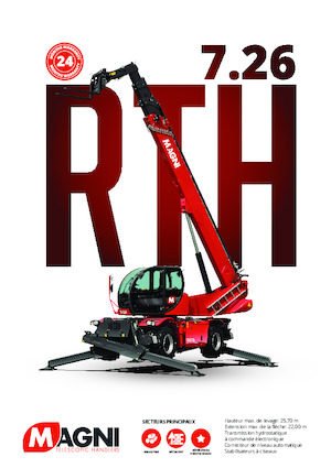 Forgó felsővázas teleszkóps rakodók MAGNI RTH 7.26 SH