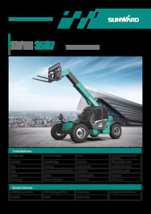 Teleszkópos rakodók Sunward SWTH 3507