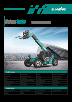 Teleszkópos rakodók Sunward SWTH 3507