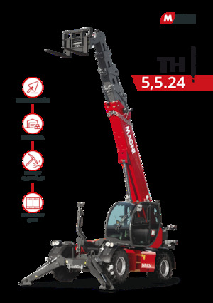 Teleszkópos rakodók MAGNI TH 5,5.24