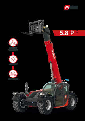 Teleszkópos rakodók MAGNI TH 5.8 P