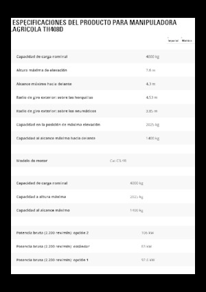 Teleszkópos rakodók Caterpillar TH408D