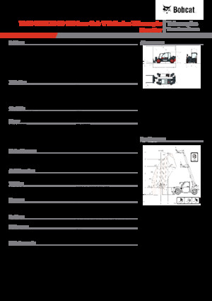 Teleszkópos rakodók Bobcat TL30.60 Low Cab 100 V