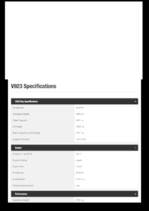 Teleszkópos rakodók Bobcat VersaHANDLER V923