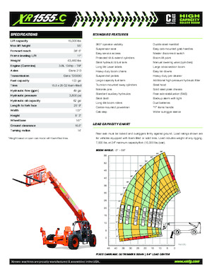 Teleszkópos rakodók Xtreme XR1555-C