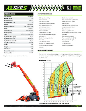 Teleszkópos rakodók Xtreme XR1570-C