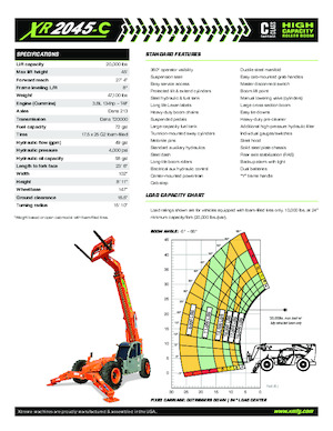 Teleszkópos rakodók Xtreme XR2045-C