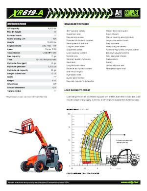 Teleszkópos rakodók Xtreme XR619-A
