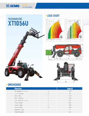 Teleszkópos rakodók XCMG XT1056U