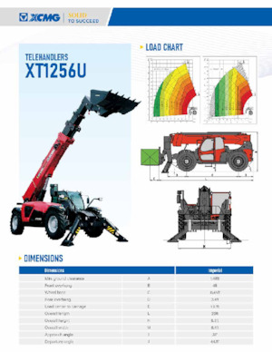 Teleszkópos rakodók XCMG XT1256U
