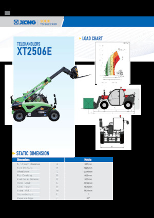 Teleszkópos rakodók XCMG XT2506E