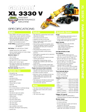 Teleszkópos kotrók Gradall XL 3330 V