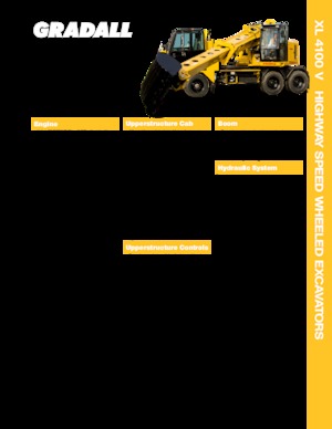 Teleszkópos kotrók Gradall XL 4100 V