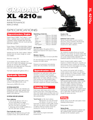 Teleszkópos kotrók Gradall XL 4210 III