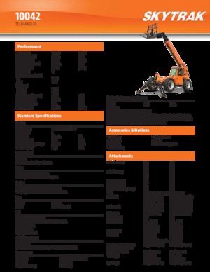 Teleszkópos rakodók JLG 10042