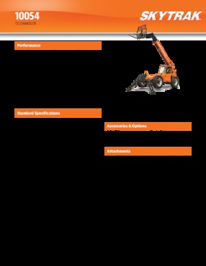 Teleszkópos rakodók JLG 10054