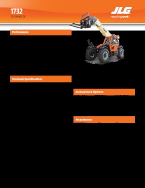 Teleszkópos rakodók JLG 1732