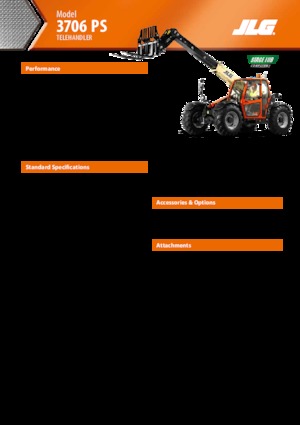 Teleszkópos rakodók JLG 3706 PS