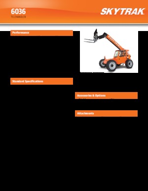 Teleszkópos rakodók JLG 6036 
