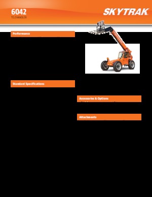 Teleszkópos rakodók JLG 6042