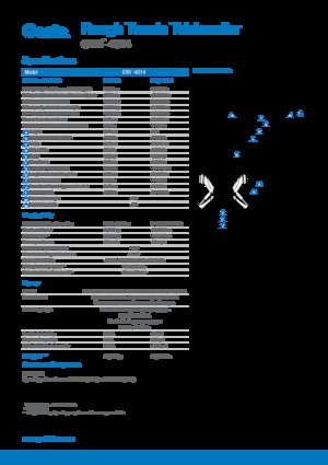 Teleszkópos rakodók Genie GTH4014