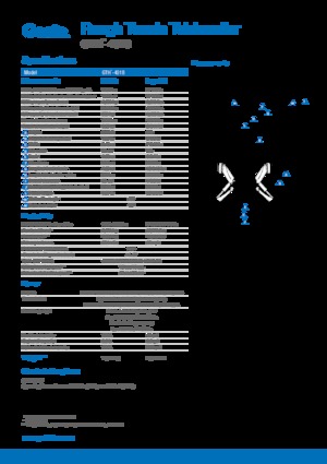 Teleszkópos rakodók Genie GTH4018