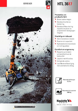 Teleszkópos rakodók Haulotte HTL3617
