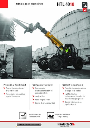 Teleszkópos rakodók Haulotte HTL4010