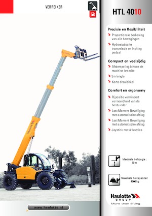 Teleszkópos rakodók Haulotte HTL4010