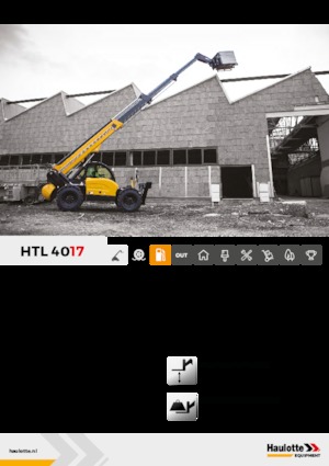 Teleszkópos rakodók Haulotte HTL4017