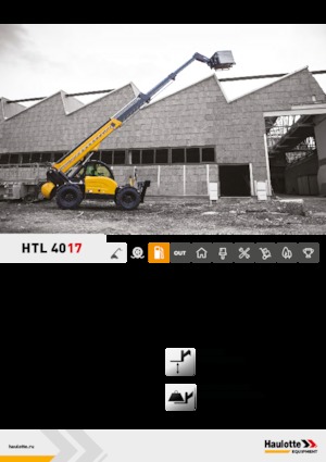 Teleszkópos rakodók Haulotte HTL4017