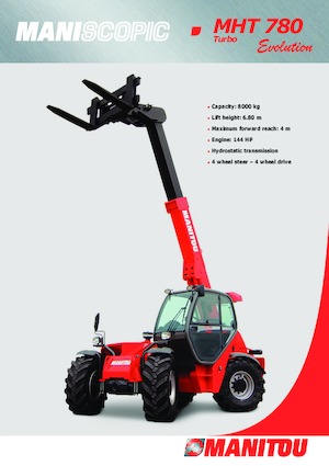 Teleszkópos rakodók Manitou MHT 780