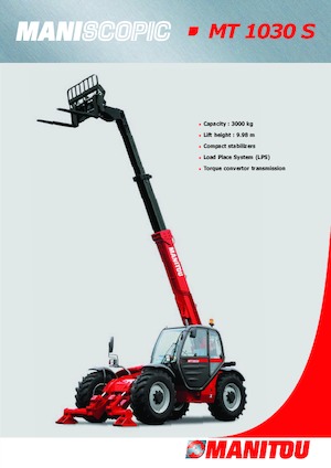 Teleszkópos rakodók Manitou MT 1030 Easy