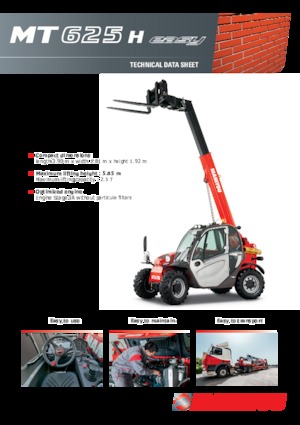 Teleszkópos rakodók Manitou MT 625 H Easy