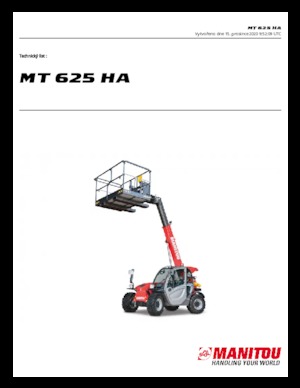 Teleszkópos rakodók Manitou MT 625 HA