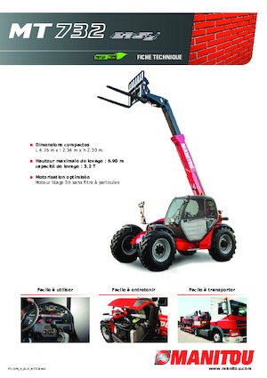 Teleszkópos rakodók Manitou MT 732 Easy