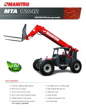 Teleszkópos rakodók Manitou MTA 12042