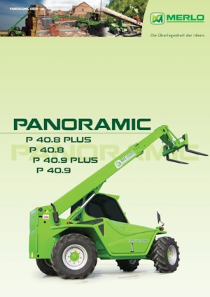 Teleszkópos rakodók Merlo Panoramic P 40.9 Plus