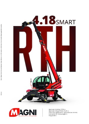Forgó felsővázas teleszkóps rakodók MAGNI RTH 4.18 Smart